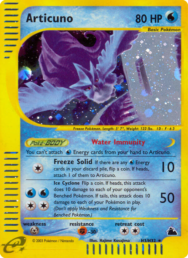 Articuno Skyridge H03/144