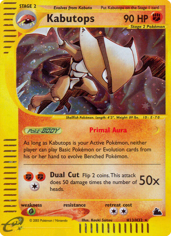 Kabutops Skyridge H13/144