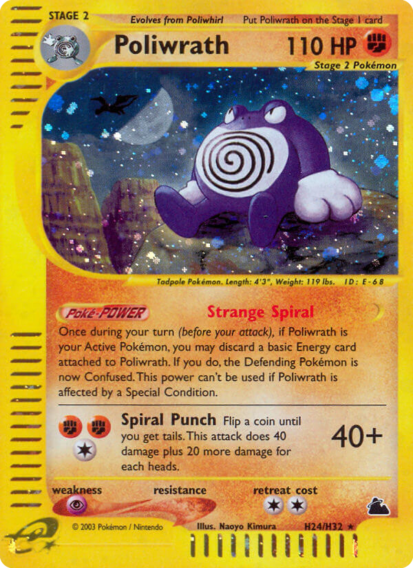 Poliwrath Skyridge H24/144