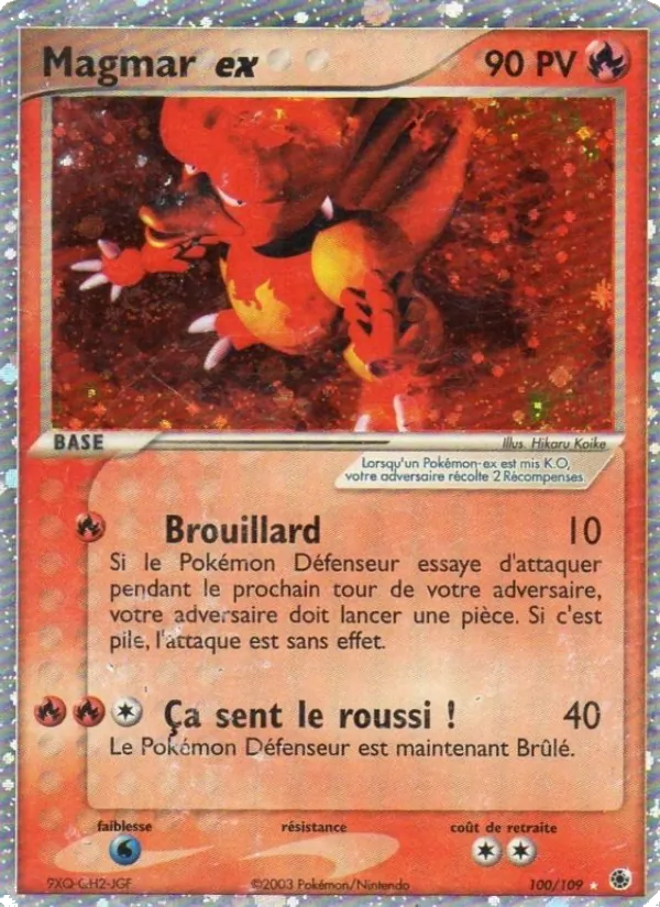 Magmar ex EX Rubis & Saphir 100/109