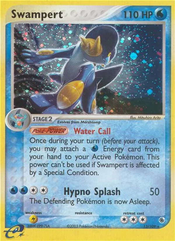 Swampert Rubí & Zafiro 13/109