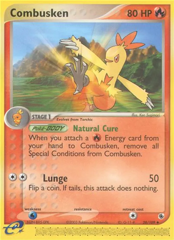 Combusken EX Rubino & Zaffiro 28/109