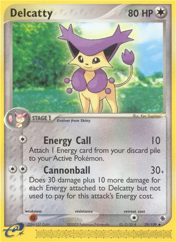 Delcatty EX Rubino & Zaffiro 29/109