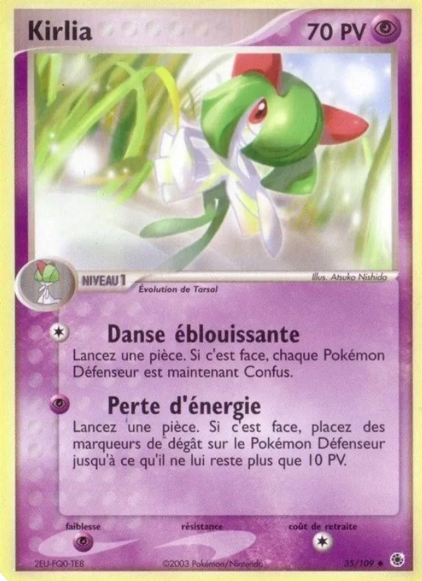 Kirlia EX Rubis & Saphir 35/109