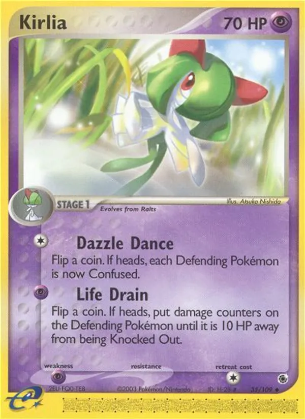 Kirlia EX Rubino & Zaffiro 35/109