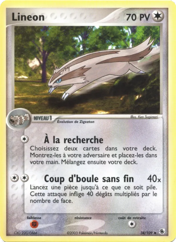 Linéon EX Rubis & Saphir 38/109