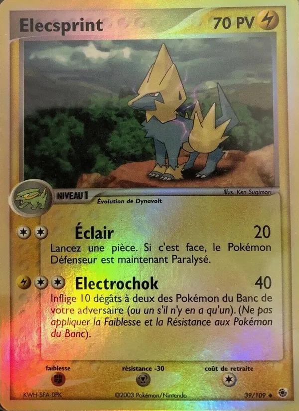 Élecsprint EX Rubis & Saphir 39/109
