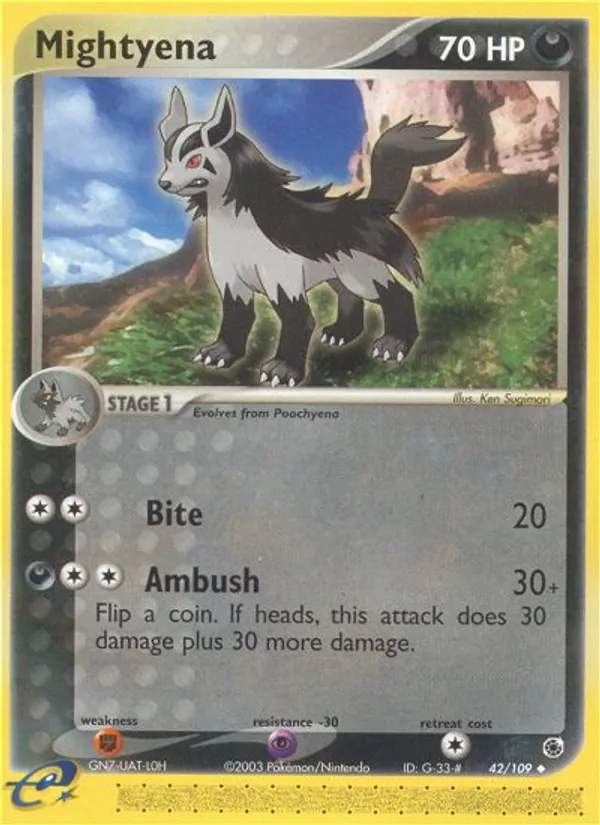 Mightyena Rubí & Zafiro 42/109