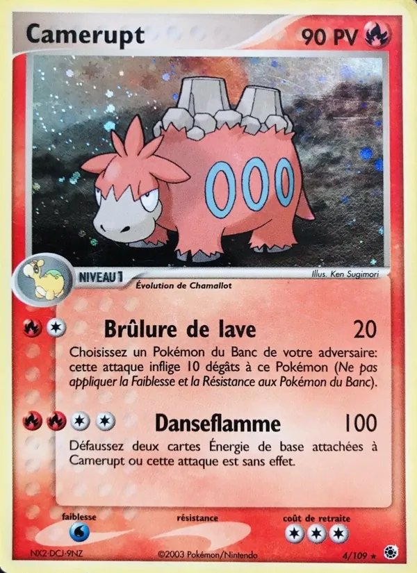 Camérupt EX Rubis & Saphir 4/109