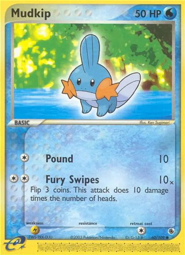 Mudkip Ruby & Sapphire 60/109