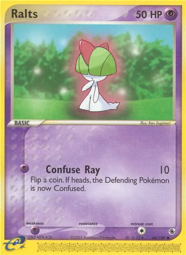 Ralts Ruby & Sapphire 66/109