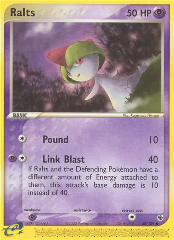 Ralts EX Rubi e Safira 68/109