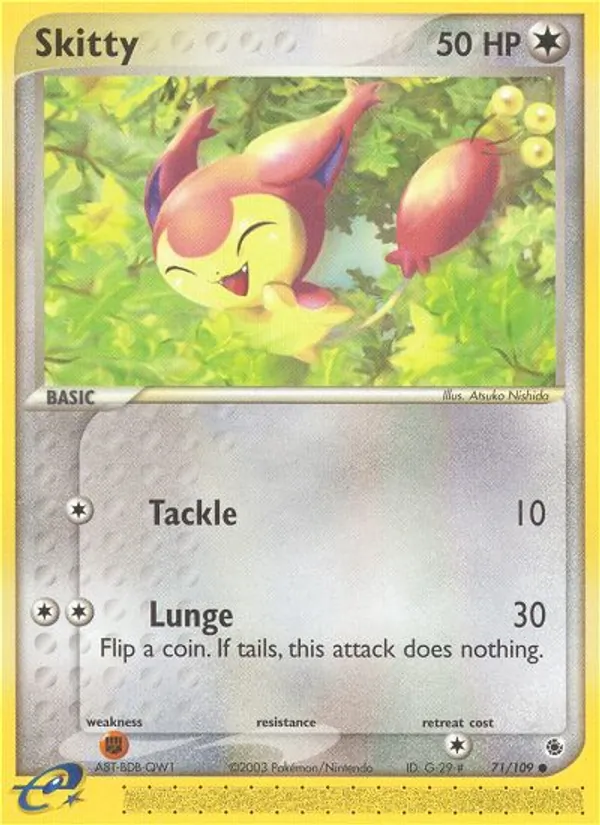 Skitty EX Rubi e Safira 71/109