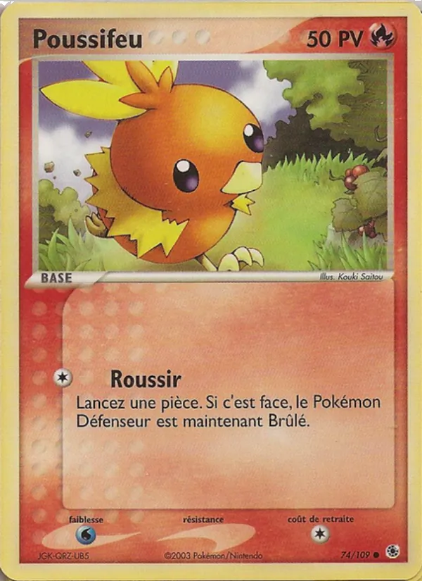 Poussifeu EX Rubis & Saphir 74/109