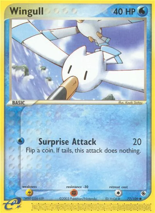 Wingull EX Rubino & Zaffiro 77/109