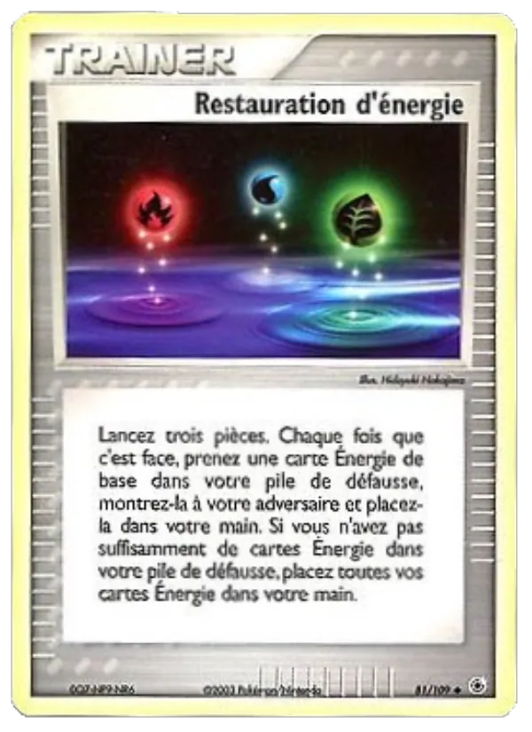 Restauration d'énergie EX Rubis & Saphir 81/109