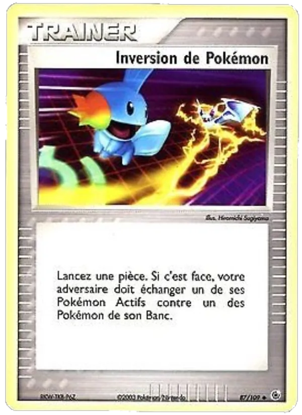 Inversion de Pokémon EX Rubis & Saphir 87/109