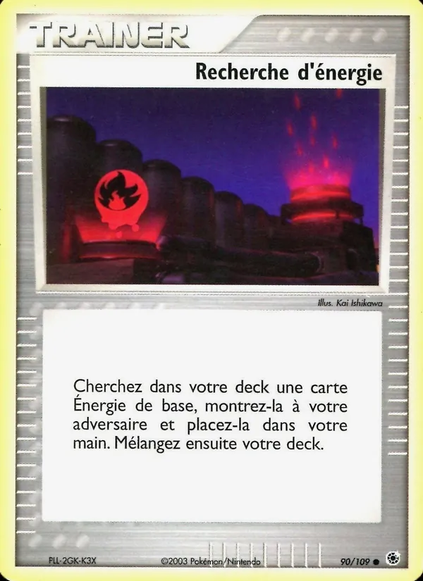 Recherche d'énergie EX Rubis & Saphir 90/109