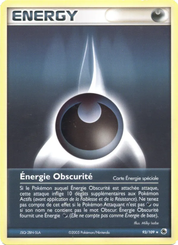Énergie Obscurité EX Rubis & Saphir 93/109