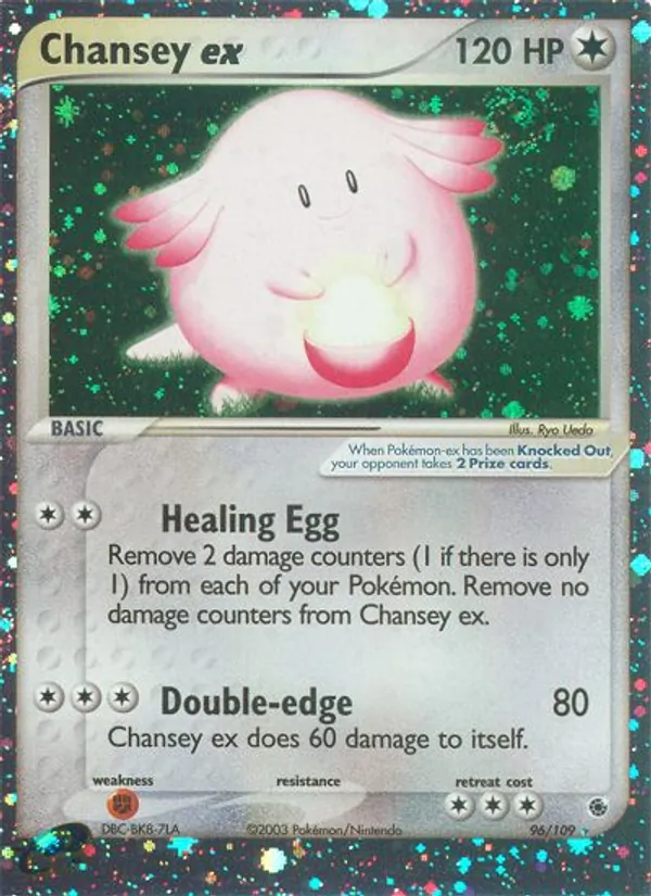 Chansey ex Rubí & Zafiro 96/109
