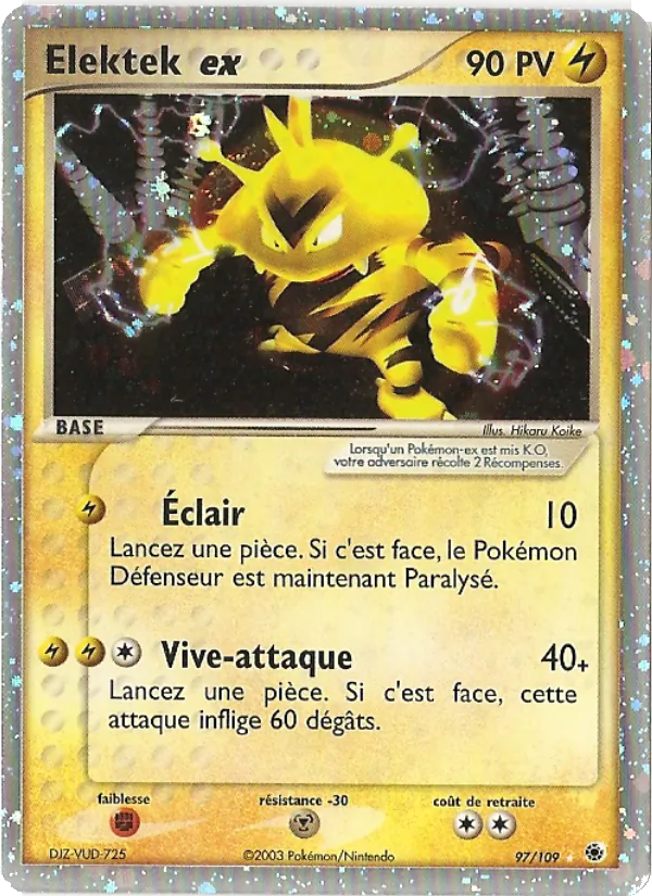 Elektek ex EX Rubis & Saphir 97/109
