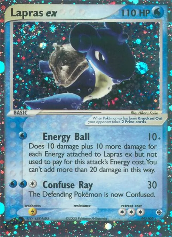 Lapras ex EX Rubi e Safira 99/109