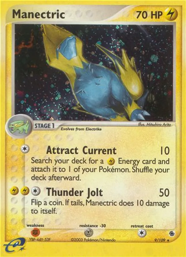 Manectric EX Rubi e Safira 9/109