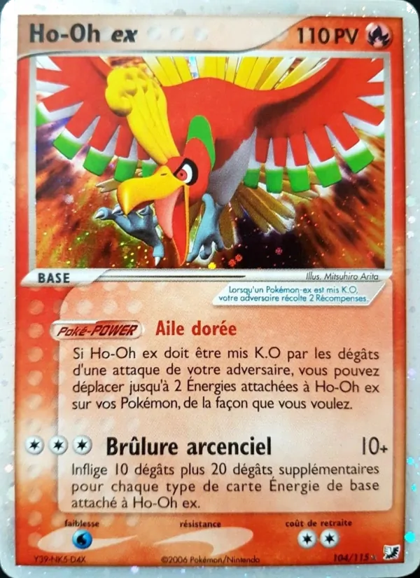 Ho-Oh ex EX Forces Cachées 104/115