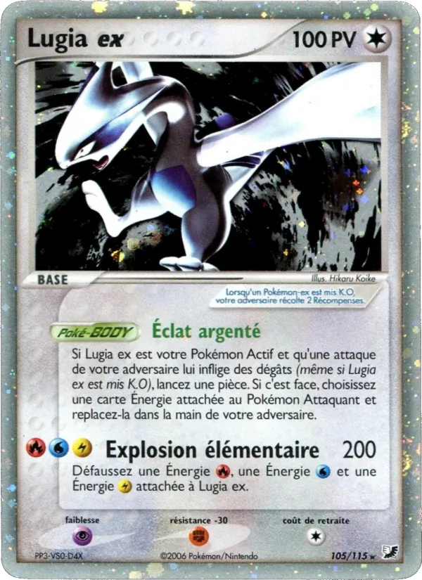 Lugia ex EX Forces Cachées 105/115