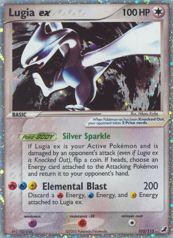 Lugia ex EX Forze Segrete 105/115