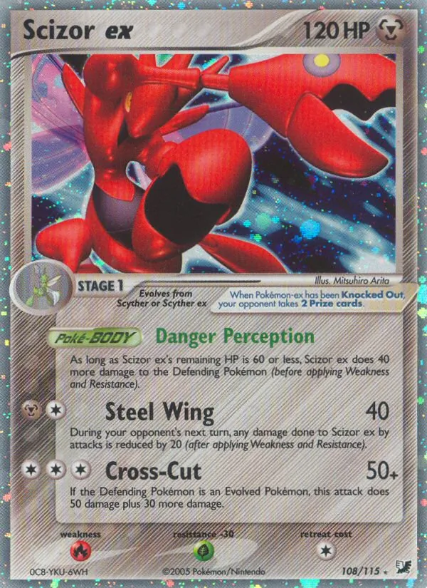 Scizor ex EX Forze Segrete 108/115