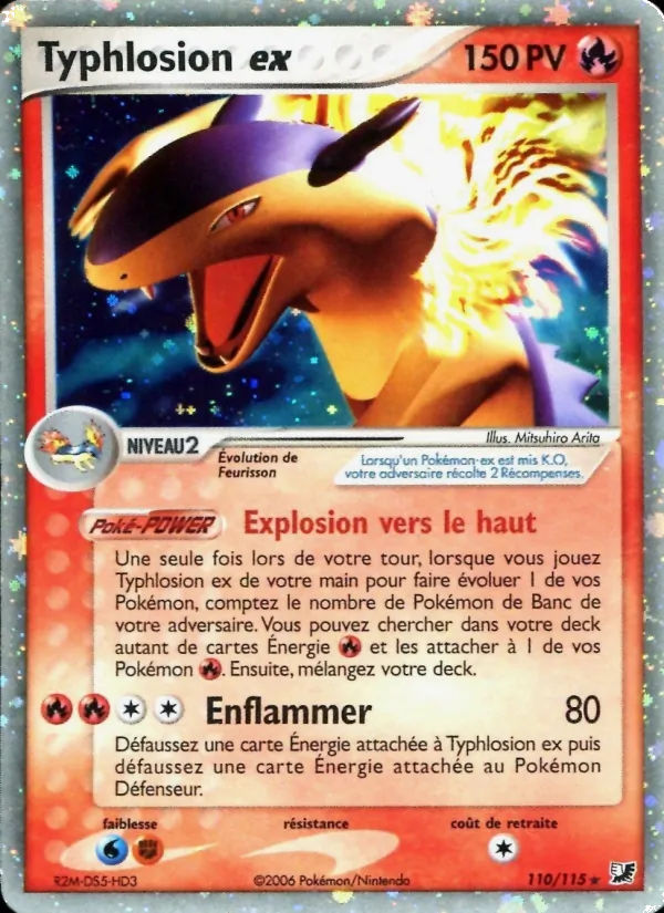 Typhlosion ex EX Forces Cachées 110/115