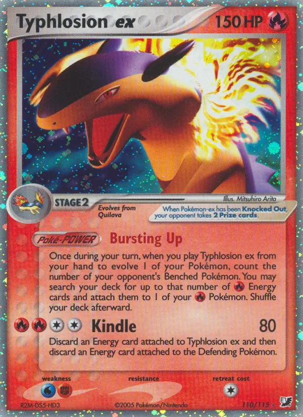 Typhlosion ex EX Forças Ocultas 110/115