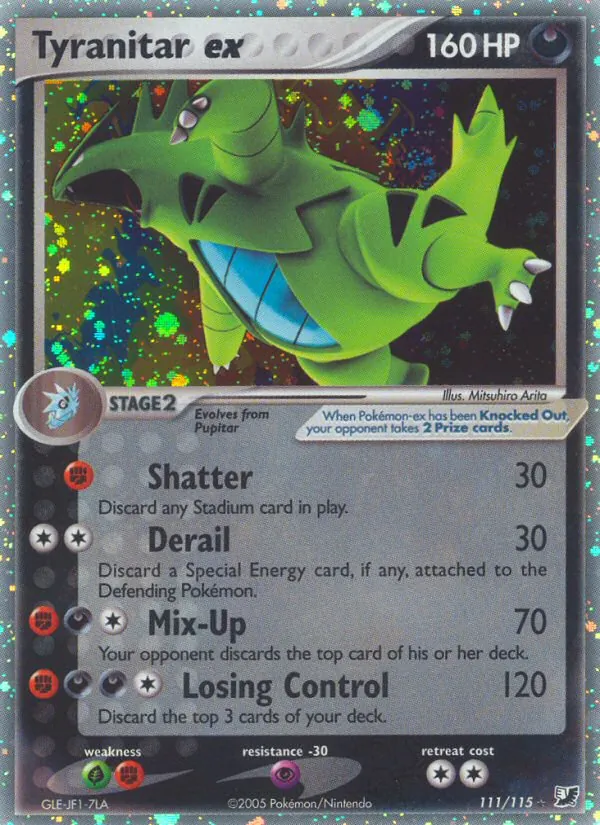 Tyranitar ex EX Fuerzas Ocultas 111/115