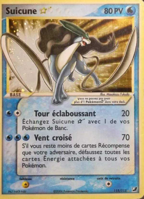 Suicune ☆ EX Forces Cachées 115/115