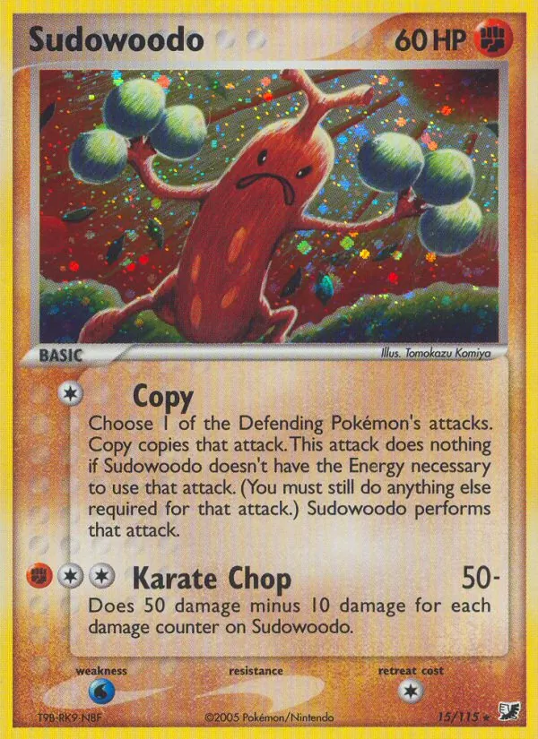 Sudowoodo EX Forze Segrete 15/115