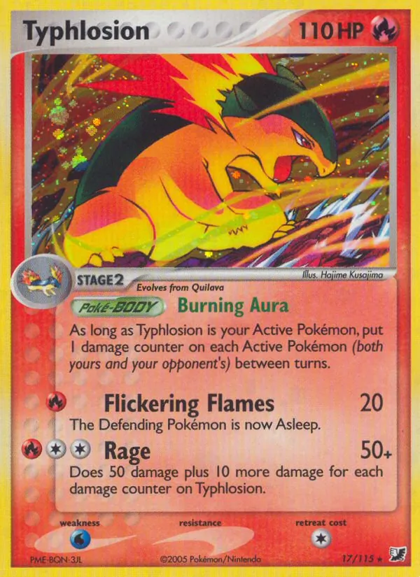 Typhlosion EX Fuerzas Ocultas 17/115