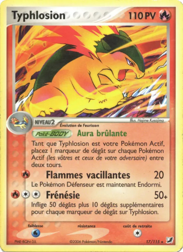 Typhlosion EX Forces Cachées 17/115
