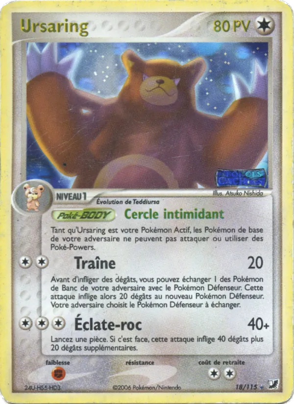 Ursaring EX Forces Cachées 18/115