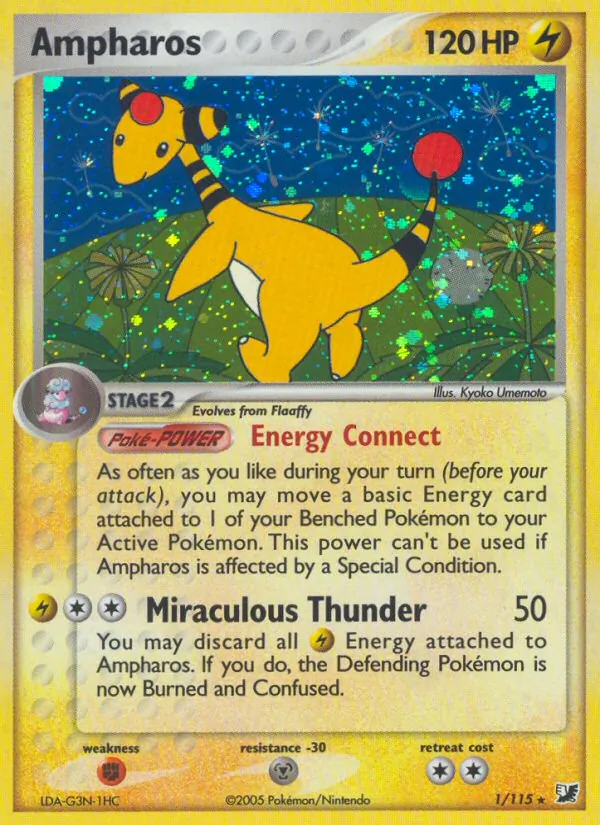 Ampharos EX Fuerzas Ocultas 1/115