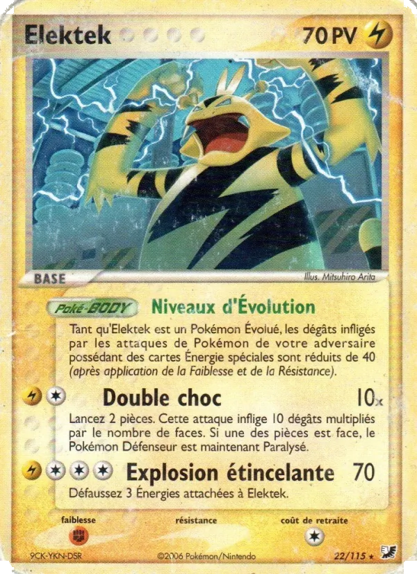 Elektek EX Forces Cachées 22/115