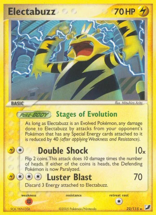 Electabuzz EX Forze Segrete 22/115