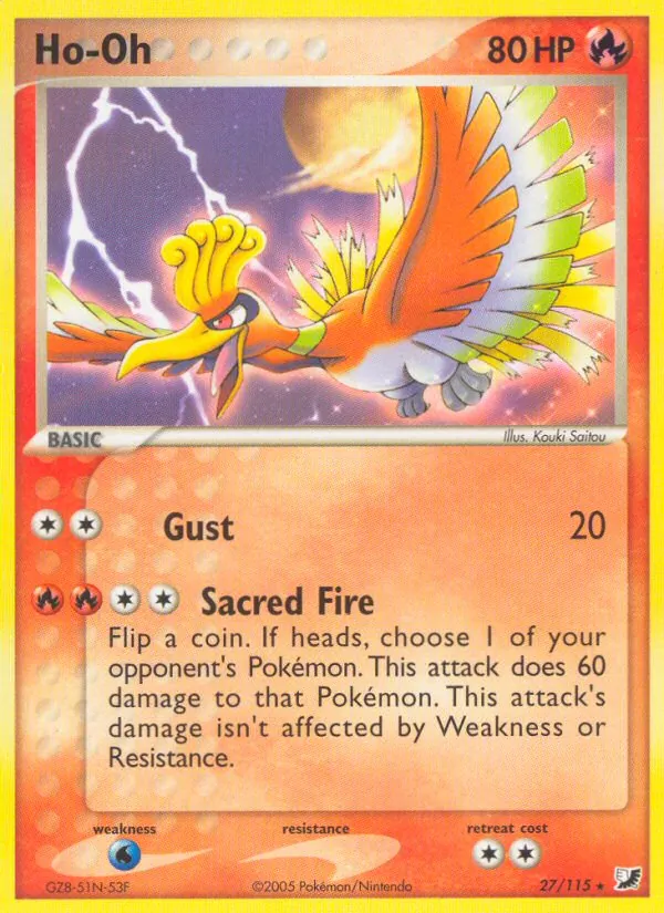 Ho-Oh EX Forças Ocultas 27/115