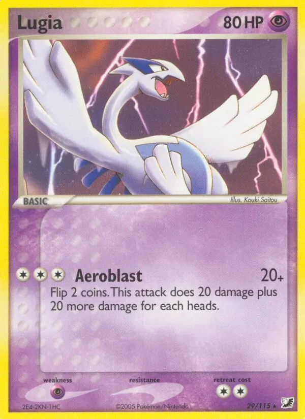 Lugia EX Forze Segrete 29/115