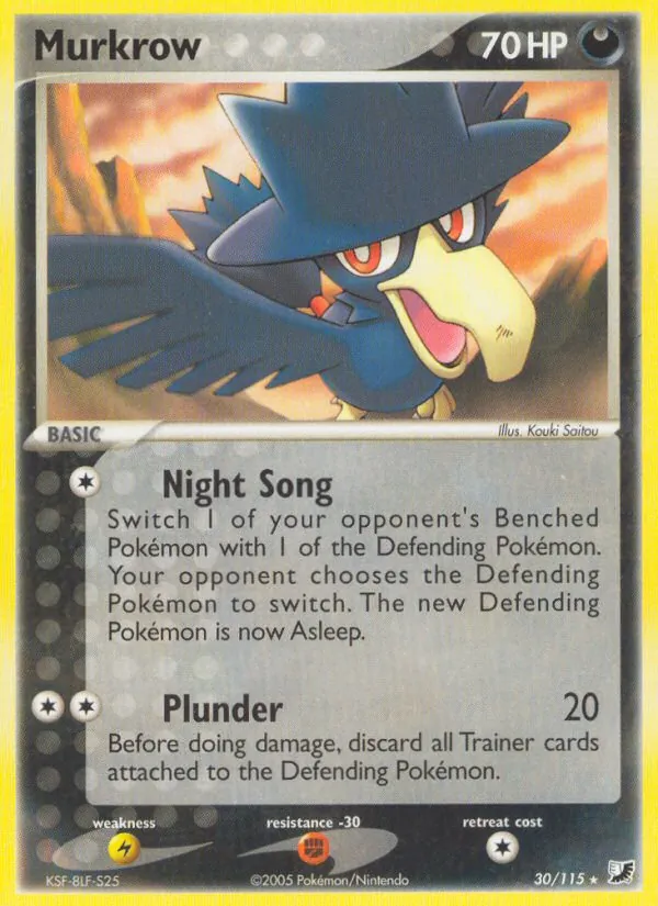 Murkrow EX Forze Segrete 30/115