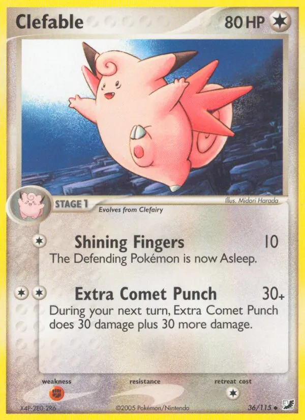 Clefable Unseen Forces 36/115