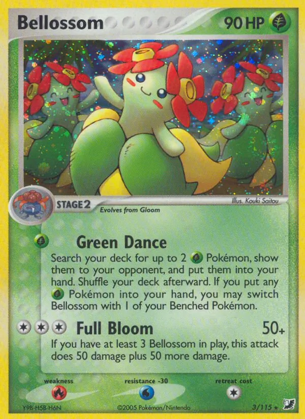 Bellossom EX Fuerzas Ocultas 3/115