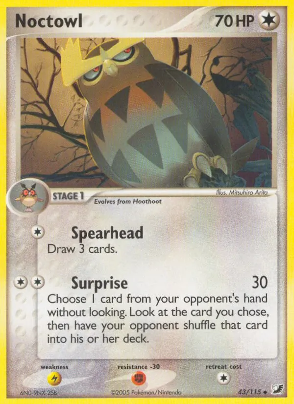 Noctowl Unseen Forces 43/115