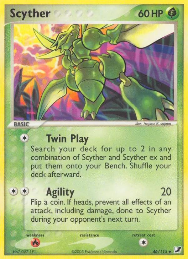 Scyther EX Forze Segrete 46/115