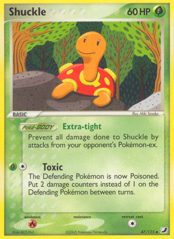 Shuckle EX Fuerzas Ocultas 47/115